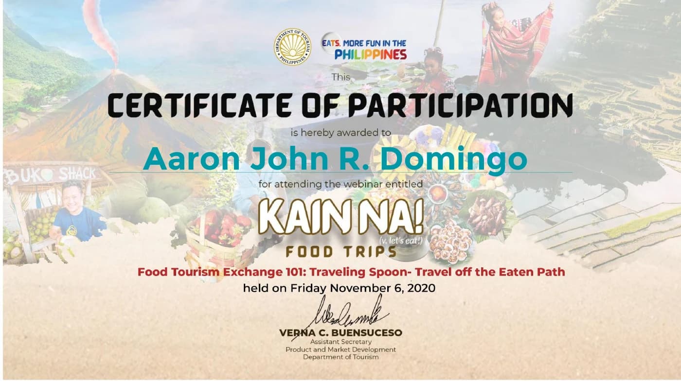 Approved preview of Food Tourism Exchange 101: Traveling Spoon, Travel off the Eaten Path